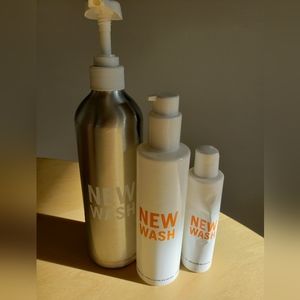 New Wash reusable shampoo bottles